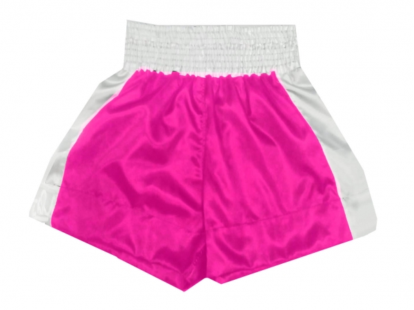 Kanong Old School Boxing Shorts : KNBSH-301-Classic-Pink